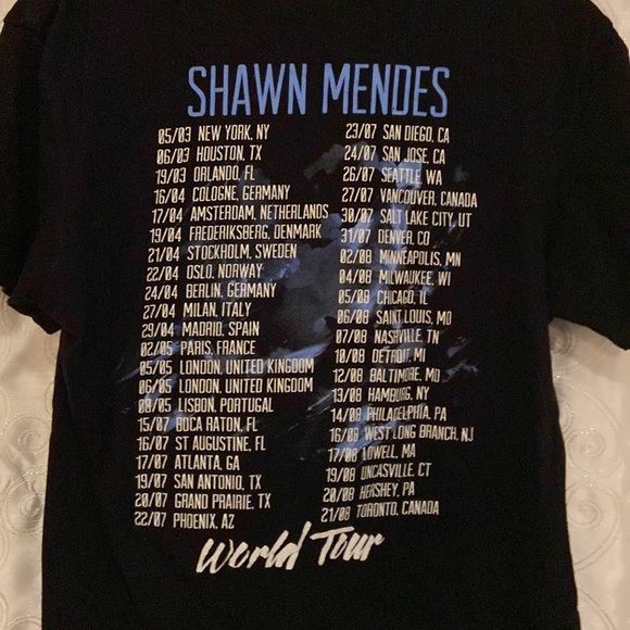 Shawn Mendez World Tour Concert T-Shirt Adult Size Medium 🔥 - Picture 5 of 5